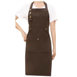 SKAP103 Order online custom canvas hanging neck apron Custom waterproof and oil proof supermarket restaurant kitchen home back strap apron Hanging neck apron center SKAP103 Order online custom canvas hanging neck apron Custom waterproof and oil proof supermarket restaurant kitchen home back strap apron Hanging neck apron center
